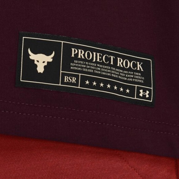 Men's Project Rock Crest Heavyweight Short Sleeve - Picture 4 of 7